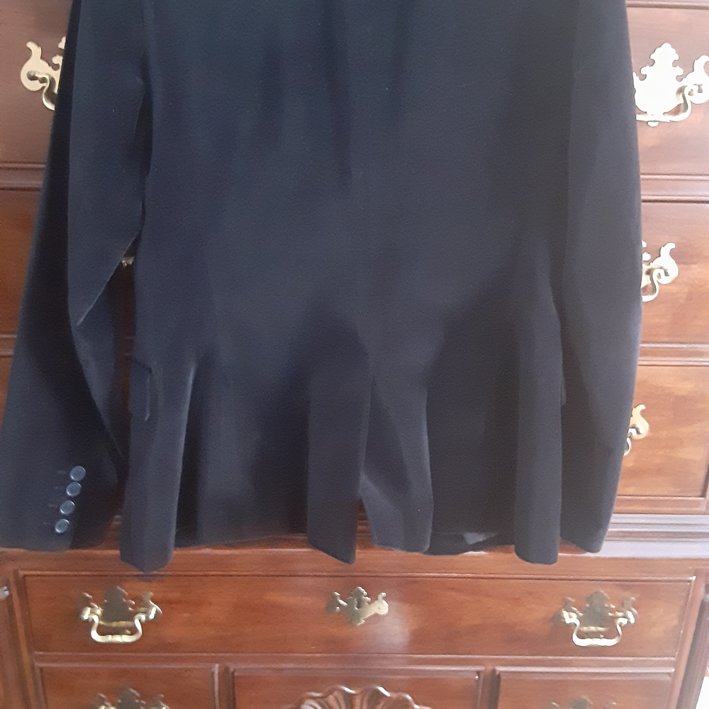 Women's Black Felt Blazer - Picture 5 of 9